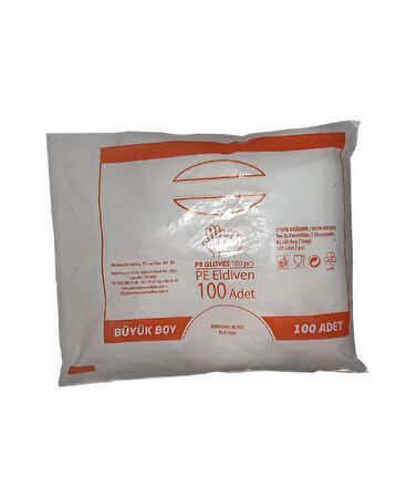 Şeffaf Poşet Eldiven - 100'lü Paket