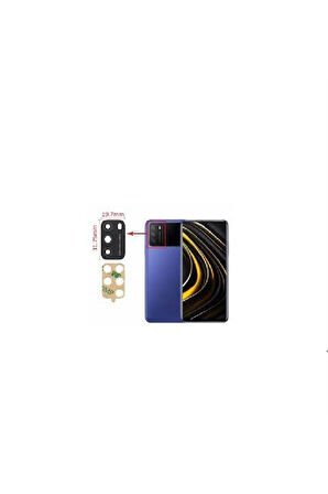 Xiaomi Poco M3 Uyumlu Kamera Camı