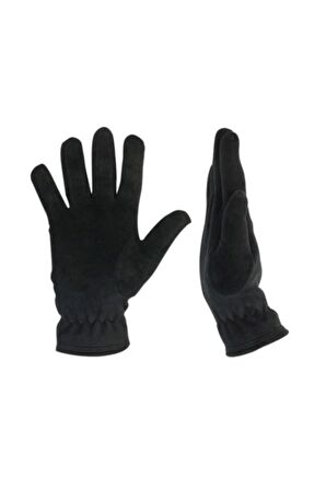 Unisex Siyah Termal Kışlık Orlon Eldiven