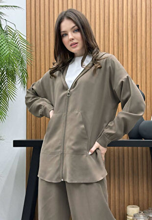 Premium Kalite TNCL Kumaş Kapüşonlu İkili Takım