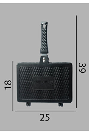 Döküm Granit Ocak Üstü El Tost Makinası