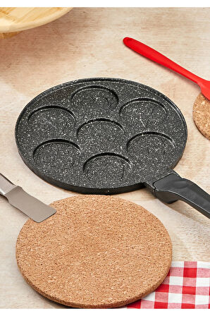 Granit Döküm Emoji Pankek Tava 26 cm