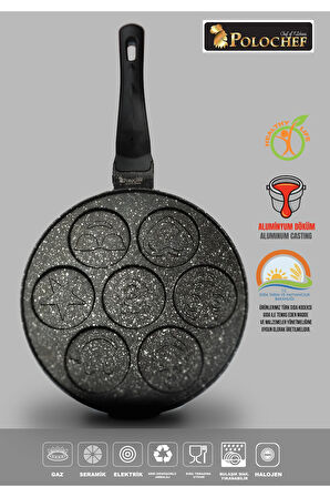 Granit Döküm Emoji Pankek Tava 26 cm