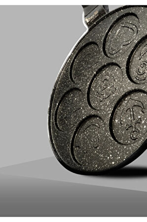 Granit Döküm Emoji Pankek Tava 26 cm