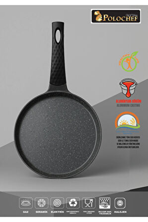 Granit Döküm Krep Ve Gözleme tavası 26 cm