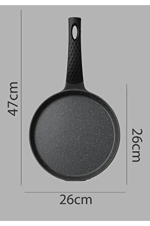 Granit Döküm Krep Ve Gözleme tavası 26 cm