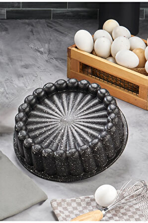 Döküm Granit 3'lü Kek kalıbı