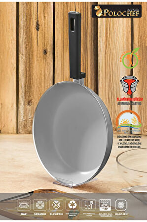 Seramik Tencere Seti 7 Parça Gri