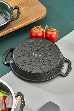 Kristal Sahan Seti Döküm Granit 3'lü