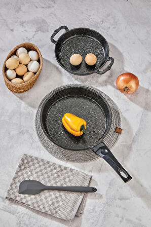 Kristal Tava ve Sahan Set Granit