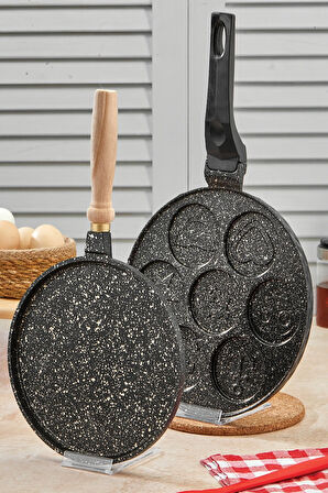 Granit Gözleme Ve Pankek Tavası set