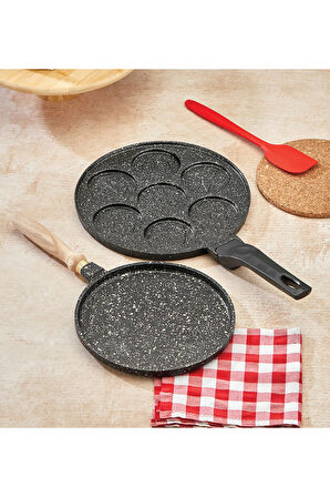 Granit Gözleme Ve Pankek Tavası set
