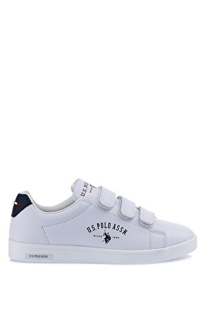 U.S. Polo Assn Sınger Beyaz Günlük Spor Ayakkabı 3 Cırtlı