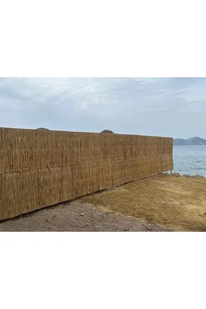 Doğal ve Dayanıklı Pres Bambu Kamış Balkon Çatı Kaplama (kalınlık , 2 cm 1 x 2 metre)