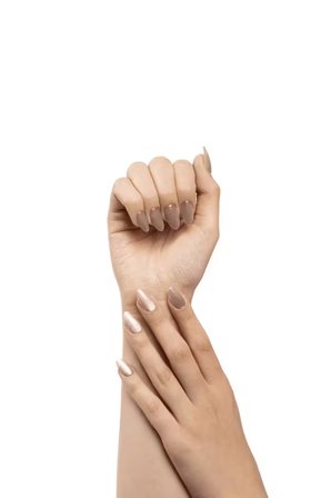 POP Beauty Takma Tırnak Seti & Zararsız Yapıştırıcı, Cat Eye POPBeauty10143
