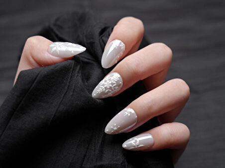 Takma Tırnak Seti & Zararsız Yapıştırıcı