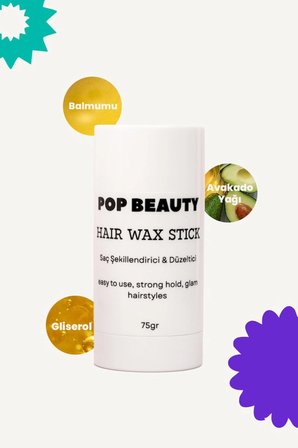 Saç Şekillendirici Stick Wax, Hair Wax Stick, 75gr