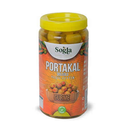 Portakal Dolgulu Yeşil Zeytin 1000g