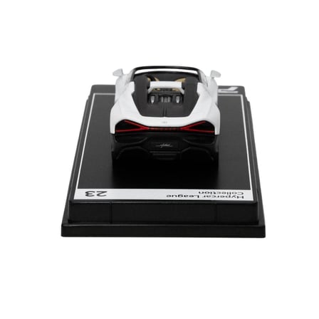 Hyper Car Bugatti Mistral Blanc -League Collection 1/64 Model Araba