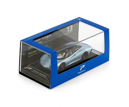 Hyper Car McLaren Speedtail Silver-League Collection 1/64 Model Araba