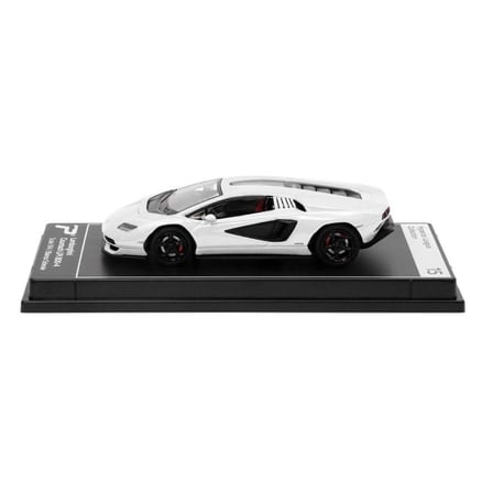 Hyper Car Lamborghini Countach LPI 800-4 Bianco Siderale -League Collection 1/64 Model Araba