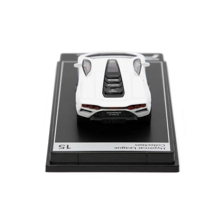 Hyper Car Lamborghini Countach LPI 800-4 Bianco Siderale -League Collection 1/64 Model Araba
