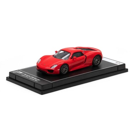 Hyper Car Porsche 918 Spyder - Guards Red - League Collection 1/64 Model Araba
