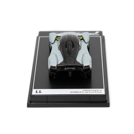 Hyper Car Aston Martin Valkrie Skyfall Silver - League Collection 1/64 Model Araba