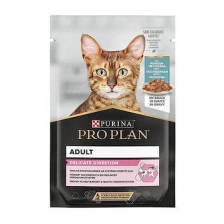 Pouch Delicate Okyanus Balıklı Yetişkin Kedi Konservesi 85 Gr