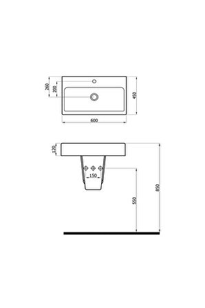 Power Lavabo 4800 (POW.L060)