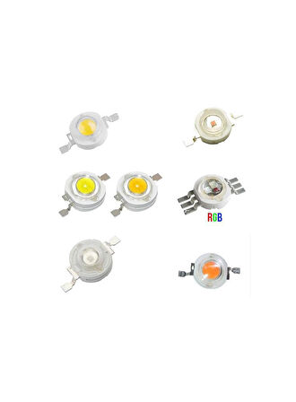 Power Led 1Watt 350mA  - UV 1 Adet 