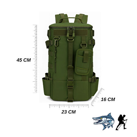 POYRAZ Dağcı Avcı Çantası  HAKI RENK