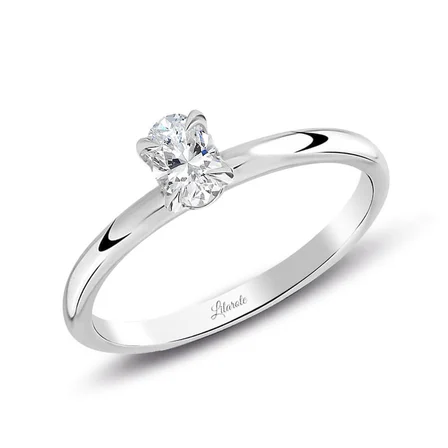 0.30 Ct Pırlanta Oval Tektaş Yüzük
