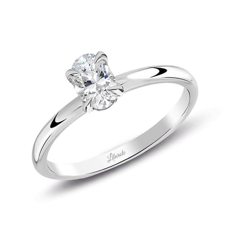0.40 Ct Pırlanta Oval Tektaş Yüzük