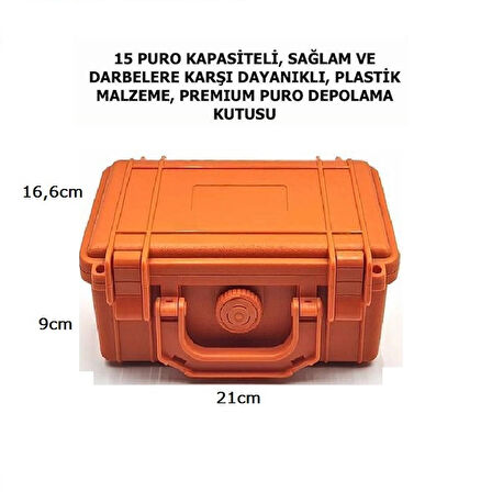 PURO TAŞIMA SEYAHAT ÇANTASI  (15 PURO KAPASİTELİ- KESİCİ HEDİYELİ)