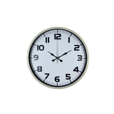 Pure Krem 36 Cm Klasik Duvar Saati