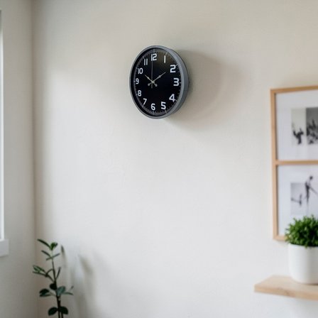 Gri Zarafet 36 Cm Duvar Saat