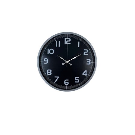 Gri Zarafet 36 Cm Duvar Saat