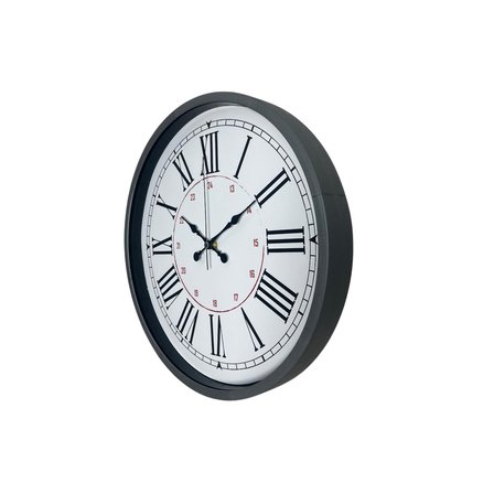 Gri Dekoratif 36 Cm Duvar Saati