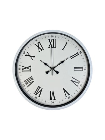 36 Cm Beyaz Roman Rakamlı Duvar Saati