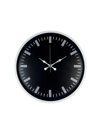 Beyaz 36 Cm Modern Duvar Saati