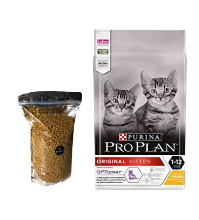 PETLOVEBUTİK KİTTEN TAVUKLU 1KG DOYPACK KİLİTLİ AMBALAJ YAVRU KEDİ MAMASI 