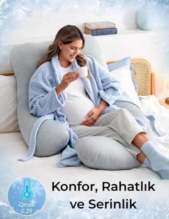 Momcozy Hamile Yastığı Soğutucu Kumaşlı