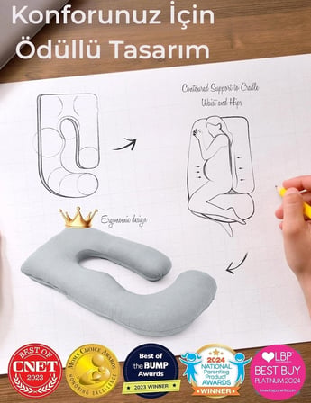 Momcozy Hamile Yastığı Soğutucu Kumaşlı