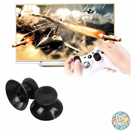 2 ADET XBOX ONE Analog Başlık Xbox One Analog Topuz Kol Tamir Orjinal Yedek Parça Thumb Stick Cap