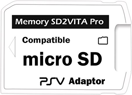 Sd2Vita Ps Vita Modeller için Hafıza Kartı Adaptörü