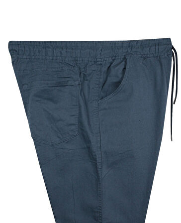 Erkek Büyük Beden Battal Boy 100 Kilo-180 Kilo Arası İçin Uygun Bağcıklı Gabardin Jogger Pantolon 