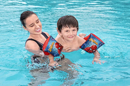 Spiderman Çocuk Şişme Kolluk Örümcek Adam Deniz Plaj Yüzme Kolluğu Oyuncak