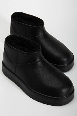 Kadın Su Geçirmez Kürklü Soğuk Havaya Dayanıklı Kaymaz Eva Taban Yağmur Ve Kışlık Bot