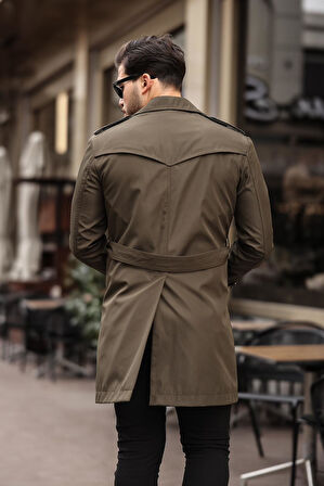 UZUN BELİ KEMERLİ APOLETLİ  TRENÇKOT & PARDESÜ